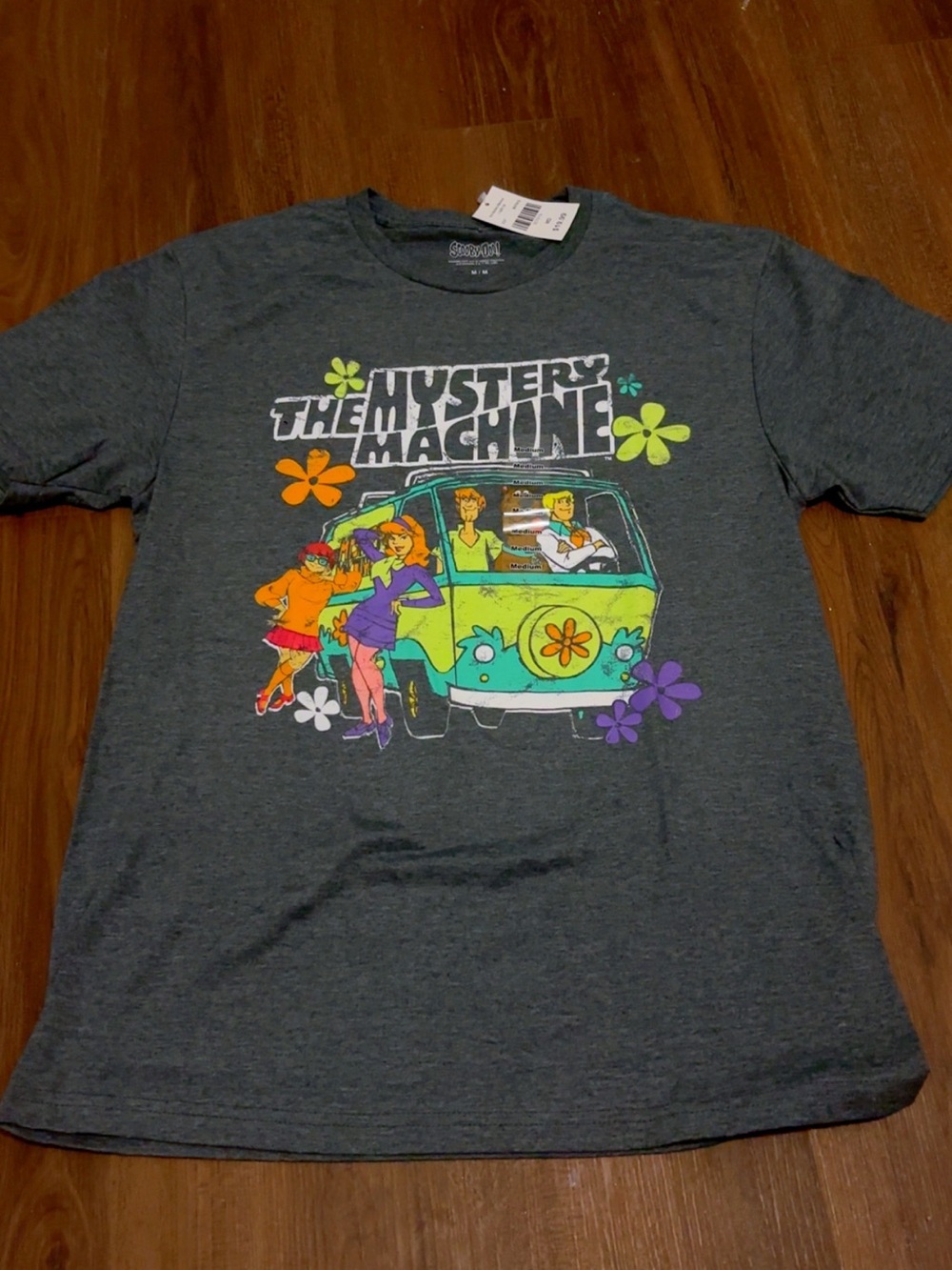 Mystery Machine Unisex Graphic Tee - Charcoal (Adult)